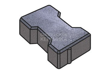 Гранитная тротуарная плитка Готика, Катушка Granite FINO, 60 мм, Амфиболит