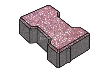 Гранитная тротуарная плитка Готика, Катушка Granite FINO, 60 мм, Емельяновский
