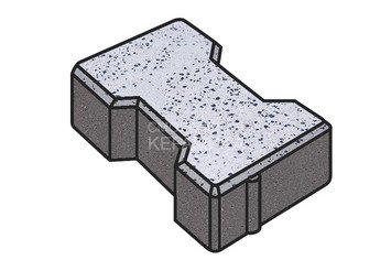 Гранитная тротуарная плитка Готика, Катушка Granite FINO, 60 мм, Покостовский