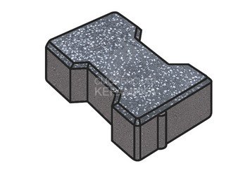 Гранитная тротуарная плитка Готика, Катушка Granite FINO, 60 мм, Суховязкий