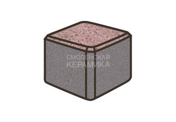 Гранитная тротуарная плитка Готика, Куб Granite FINO, 100x100x100, Ладожский