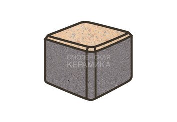 Гранитная тротуарная плитка Готика, Куб Granite FINO, 100x100x100, Павловское