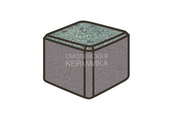 Гранитная тротуарная плитка Готика, Куб Granite FINO, 100x100x100, Порфир