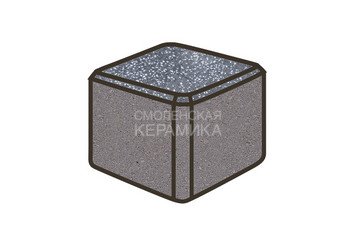 Гранитная тротуарная плитка Готика, Куб Granite FINO, 100x100x100, Суховязкий