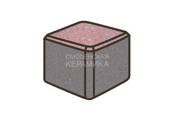 Гранитная тротуарная плитка Готика, Куб Granite FINO, 100x100x100, Травертин
