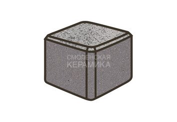 Гранитная тротуарная плитка Готика, Куб Granite FINO, 100x100x100, Цветок Урала