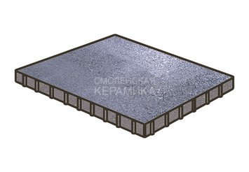 Гранитная тротуарная плитка Готика, Квадрат Granite FINO, 1000x1000x100, Амфиболит