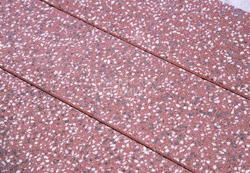 Гранитная тротуарная плитка Готика, Квадрат Granite FINO, 100x100x80, Емельяновский