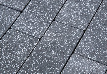 Гранитная тротуарная плитка Готика, Квадрат Granite FINO, 400x400x80, Суховязкий