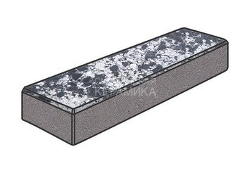 Гранитная тротуарная плитка Готика, Паркет Granite FINO, 300x100x60, Диорит