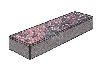 Гранитная тротуарная плитка Готика, Паркет Granite FINO, 300x100x60, Дымовский