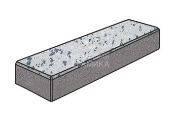 Гранитная тротуарная плитка Готика, Паркет Granite FINO, 300x100x60, Грис Парга