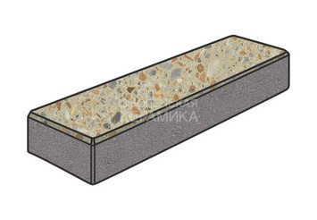 Гранитная тротуарная плитка Готика, Паркет Granite FINO, 300x100x60, Зарф