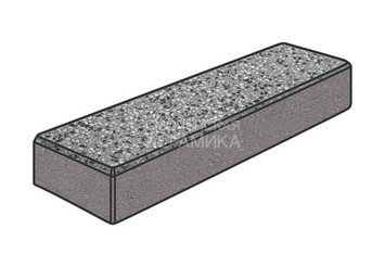 Гранитная тротуарная плитка Готика, Паркет Granite FINO, 300x100x80, Белла Уайт