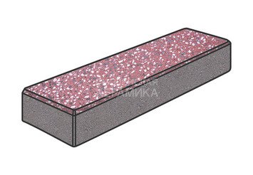 Гранитная тротуарная плитка Готика, Паркет Granite FINO, 300x100x80, Емельяновский