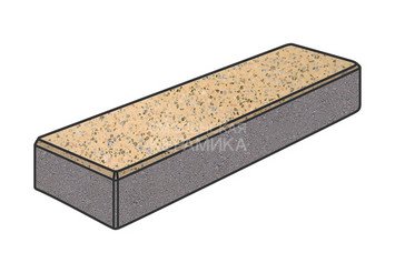 Гранитная тротуарная плитка Готика, Паркет Granite FINO, 300x100x80, Жельтау