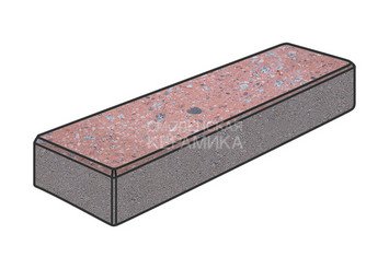 Гранитная тротуарная плитка Готика, Паркет Granite FINO, 300x100x80, Травертин