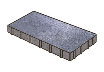 Гранитная тротуарная плитка Готика, Плита Granite FINO, 900x300x80, Амфиболит