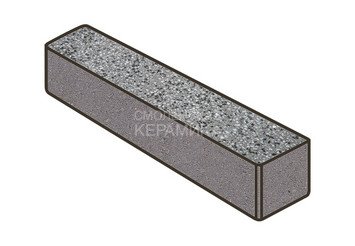 Гранитная тротуарная плитка Готика, Ригель Granite FINO, 360x80x100, Белла Уайт