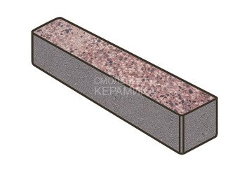 Гранитная тротуарная плитка Готика, Ригель Granite FINO, 360x80x100, Сансет