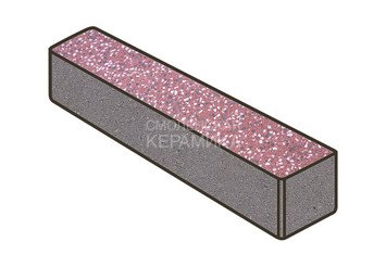 Гранитная тротуарная плитка Готика, Ригель Granite FINO, 360x80x80, Емельяновский
