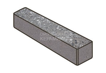 Гранитная тротуарная плитка Готика, Ригель Granite FINO, 360x80x80, Галенит