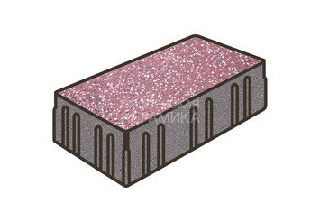 Гранитная тротуарная плитка Готика, Скада Granite FINO, 225x150x100, Емельяновский