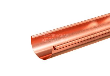 Желоб водосточный (4.0 м) 125, AQUASYSTEM (Медь)