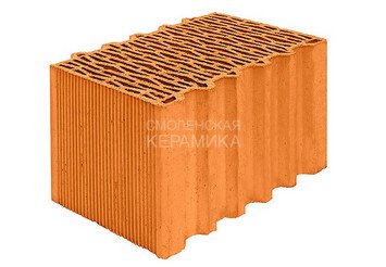Камень керамический крупноформатный Porotherm 38 Thermo, высокоэффективный