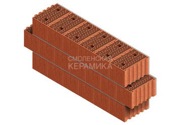 Камень керамический крупноформатный Porotherm 38
