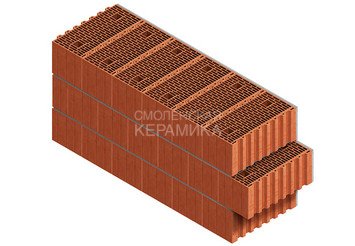 Камень керамический крупноформатный Porotherm 51