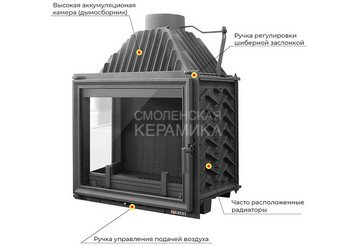 Каминная топка EVEREST A16 L