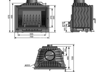 Каминная топка EVEREST V14