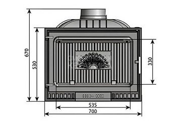 Каминная топка EVEREST Z14