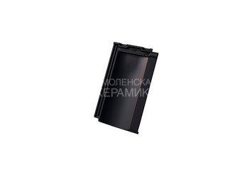 Керамическая черепица рядовая MLADOST KONTINENTAL PRO black engobe