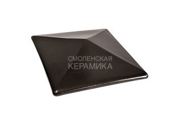 Керамическая шляпа King Klinker 310х310 ониксовый черный