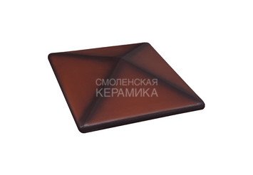 Керамическая шляпа King Klinker 445х445 дикое вино