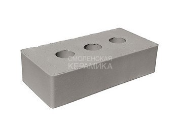 Кирпич лицевой керамический ЖКЗ Серый Гладкий 1НФ полнотелый