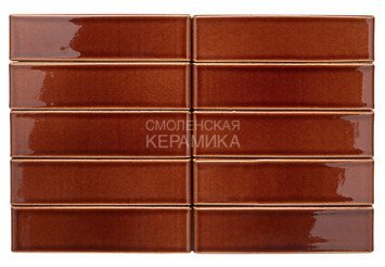 Кирпич керамический глазурованный RECKE GLANZ 0,7НФ арт. 1-48-01-0-00 карамельный