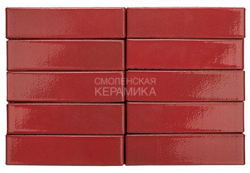 Кирпич керамический глазурованный RECKE GLANZ 0,7НФ арт. 4-48-00-0-00 красный