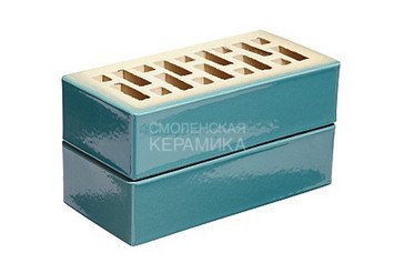 Кирпич керамический глазурованный RECKE GLANZ 1НФ арт. 1-68-04-0-00