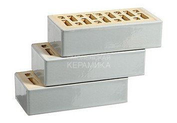 Кирпич керамический глазурованный RECKE GLANZ 1НФ арт. 1-88-01-0-00