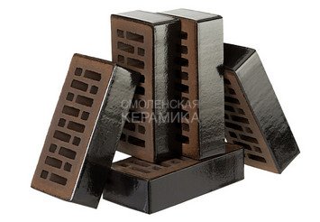 Кирпич керамический глазурованный RECKE GLANZ 1НФ арт.5-38-00-0-00