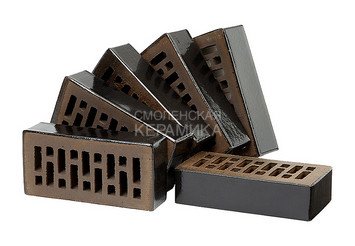 Кирпич керамический глазурованный RECKE GLANZ 1НФ арт.5-38-00-0-00