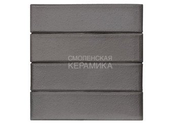 Кирпич керамический печной ЛСР Графитовый гладкий, 1НФ (с тех. пустотами)