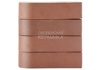 Кирпич керамический печной ЛСР М400, угловой R-60, коричневый