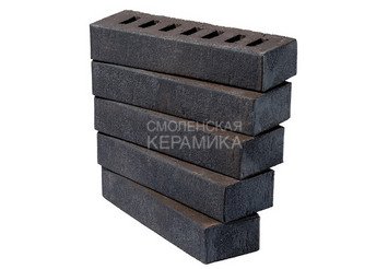 Кирпич клинкерный КЕРМА FABER JAR Ригель Смольный 0,6 НФ