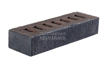 Кирпич клинкерный КЕРМА FABER JAR Ригель Смольный 0,6 НФ