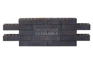 Кирпич клинкерный КЕРМА FABER JAR Ригель Смольный 0,6 НФ