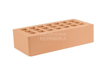 Кирпич лицевой керамический ЖКЗ Персиковый Гладкий 1НФ